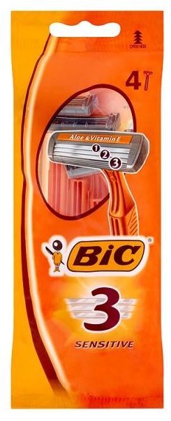 

Bic Sensitive 3 Станки для бритья 4 шт.