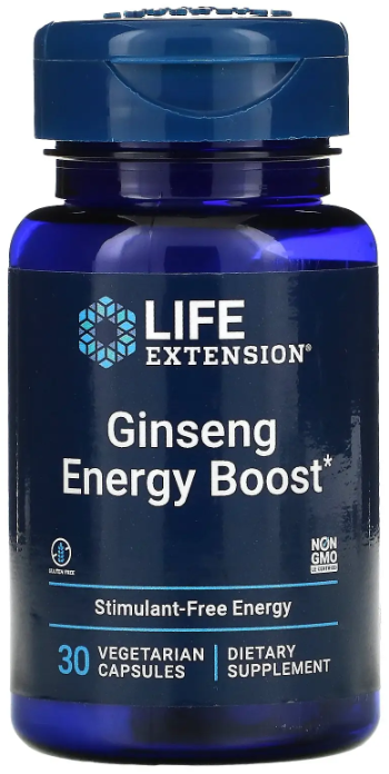 

Life Extension Asian Energy Boost Добавка для энергии, азиатский энергетический импульс 30 растительных капсул