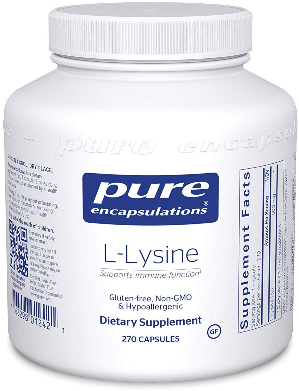Акція на Pure Encapsulations l-Lysine 500 mg 270 caps (PE-01242) від Stylus