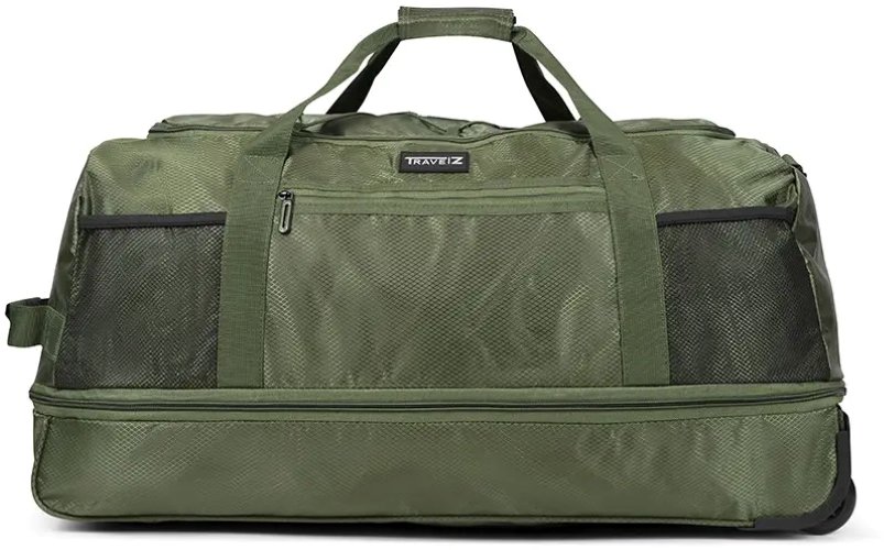 Акція на Дорожная сумка на колесах TravelZ Wheelbag Doubleloader foldable green (603097) (931070) від Stylus