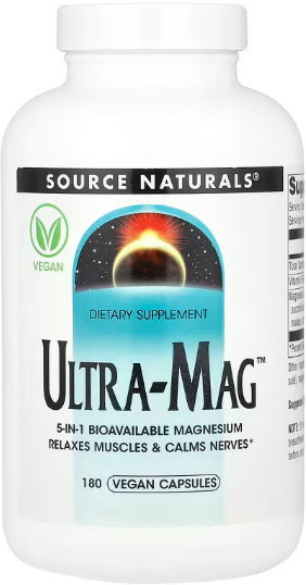 

Source Naturals Ultra-Mag Магний 180 веганских капсул