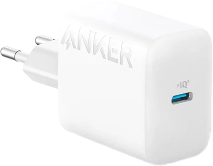 Акція на Anker Wall Charger USB-C PowerPort 20W with USB-C Cable White (B2347G21) від Stylus