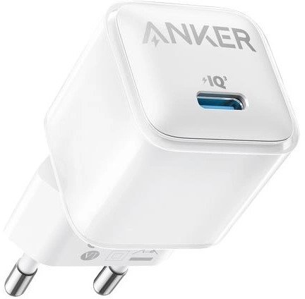 Акція на Anker Wall Charger USB-C PowerPort 512 Nano 20W White (A2346G21) від Y.UA