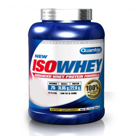 

Quamtrax Iso Whey 2267 g /75 servings/ White Chocolate