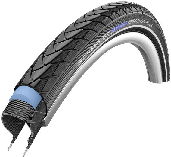 

Покрышка 28x1 1/2 (40-635) Schwalbe Marathon Plus Perf S-Guard TwinSkin B/B+RT HS440 EC, 67EPI