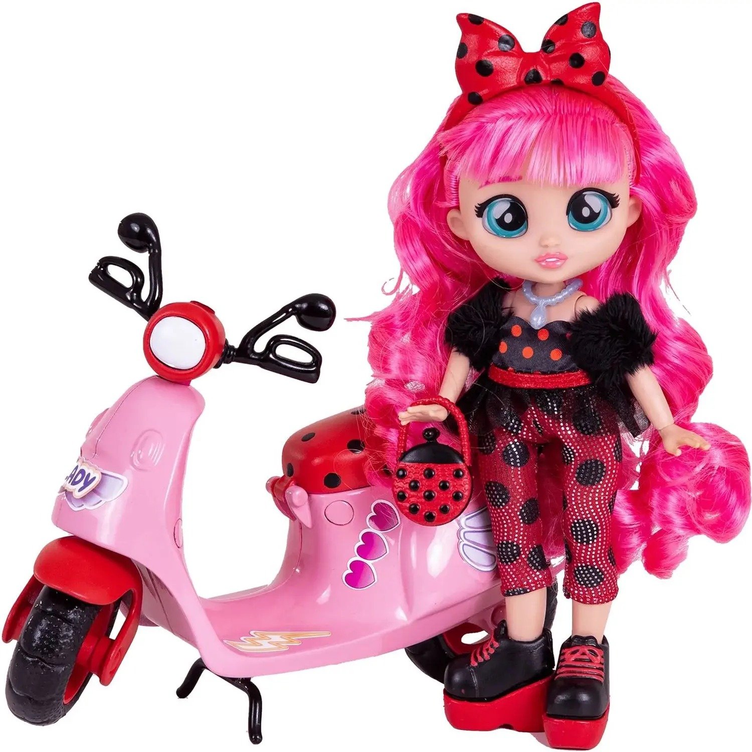 Акція на Кукольный игровой набор Imc toys Bff By Cry Babie Talents Lady's Scooter 20 см (911123) від Stylus