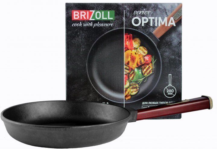 

Сковорода Brizoll Optima-Bordo 28х5.5 см (O2840-P2)