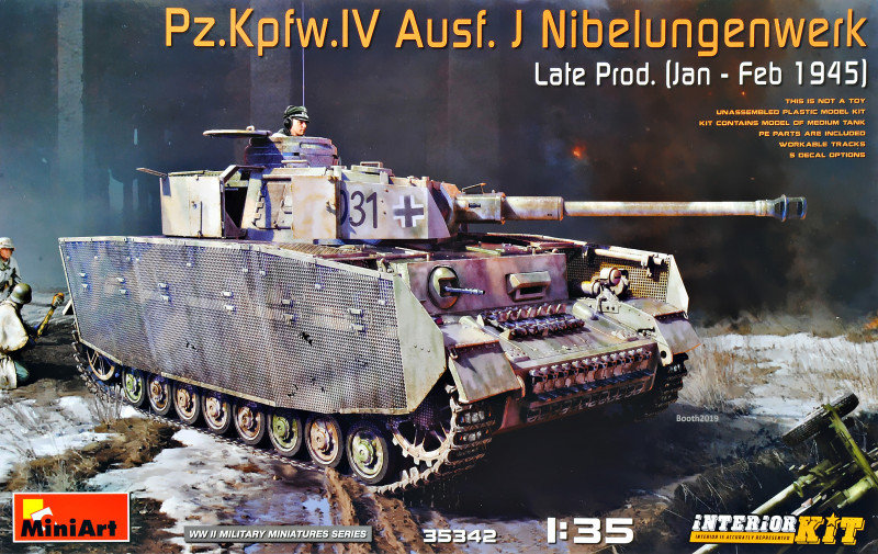 

Німецький танк Pz.Kpfw.IV AUSF.J січень - лютий 1945 з інтер'єром