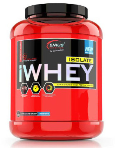 Акція на Genius Nutrition iWhey isolate 2000 g / 61 serving / Strawberry від Stylus