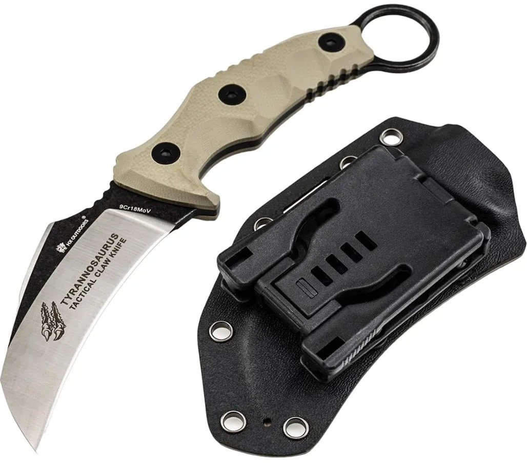 Акція на Xiaomi Hx Outdoors Tyrannosaurus Tactical Claw Knife (D-205) від Stylus