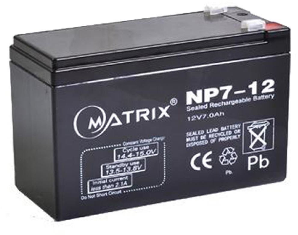 

Matrix 12V 7AH (NP7-12)