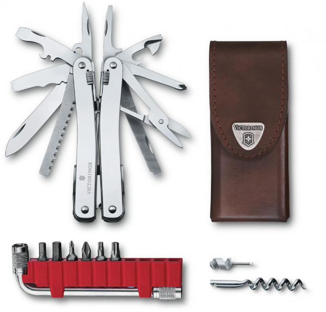 Акція на Victorinox Swisstool Spirit X Plus 105мм 35предм+кор. (Vx30235.L) від Stylus