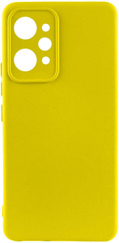 

Lakshmi Case Silicone Cover Full Camera Yellow for Xiaomi Redmi 12