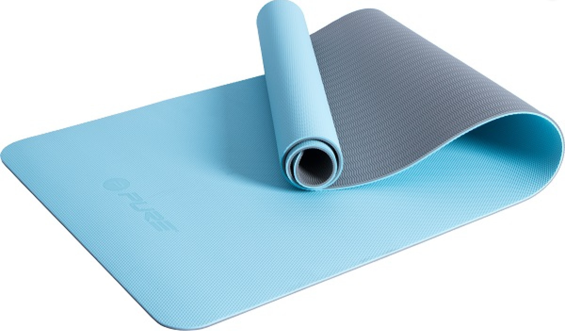 Акція на Pure2Improve Tpe Yoga Mat 173x58x0.6 см голубой (3598) від Stylus