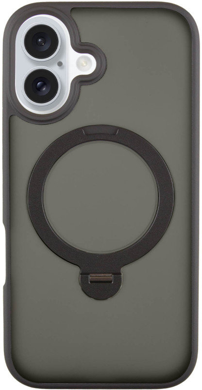

Mobile Case Metal Buttons with MagSafe Hq Ring Black для iPhone 16