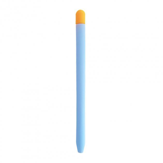 Акція на Чохол для стілусу Goojodoq Matt 2 Golor Tpu для Apple Pencil 2 Blue/Orange (1005002071193896BO) від Y.UA