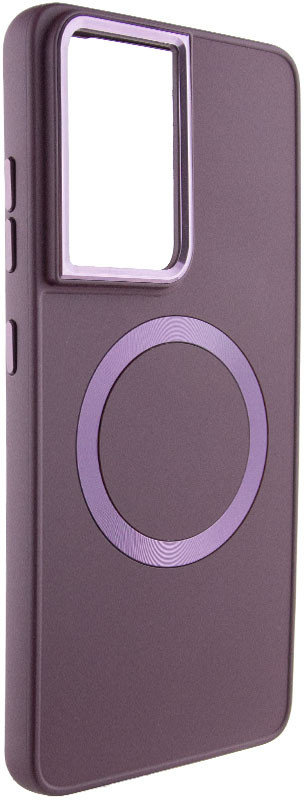 

Tpu Case Bonbon Metal Style with MagSafe Plum for Samsung S908 Galaxy S22 Ultra