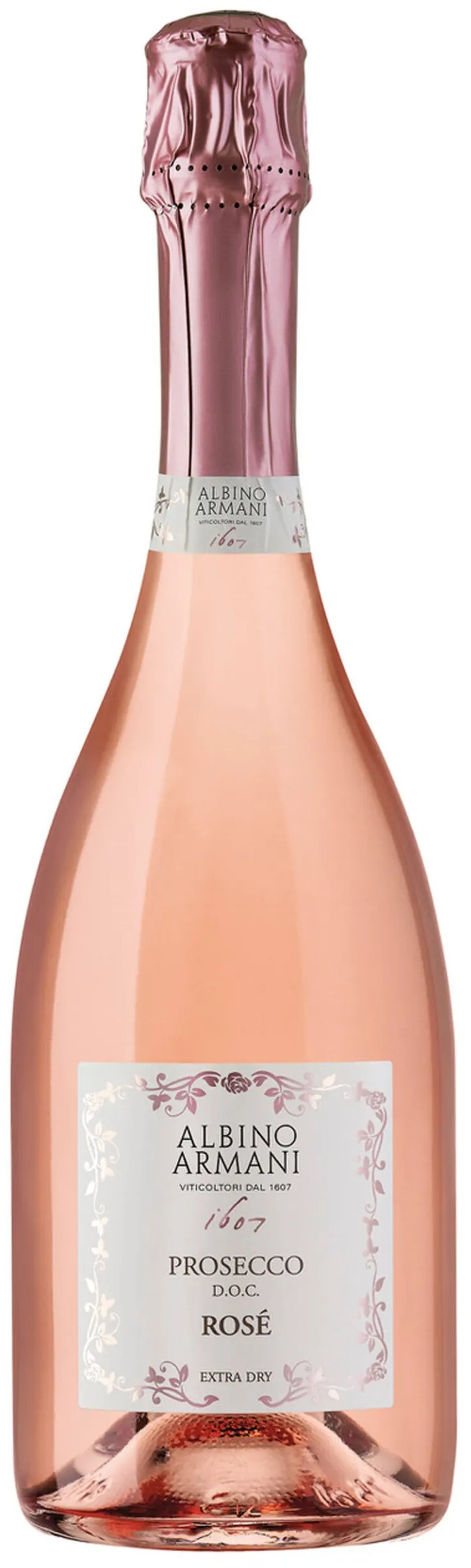 Акція на Игристое вино Albino Armani Prosecco Rose Millesimato Doc Extra Dry, розовое экстра-сухое, 11% 0.75л (MAR8022592145008) від Stylus