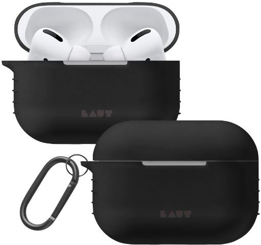 Акція на Чохол для навушників Laut Pod Case with Belt Charcoal Black (L_APP_POD_BK) for Apple AirPods Pro від Y.UA