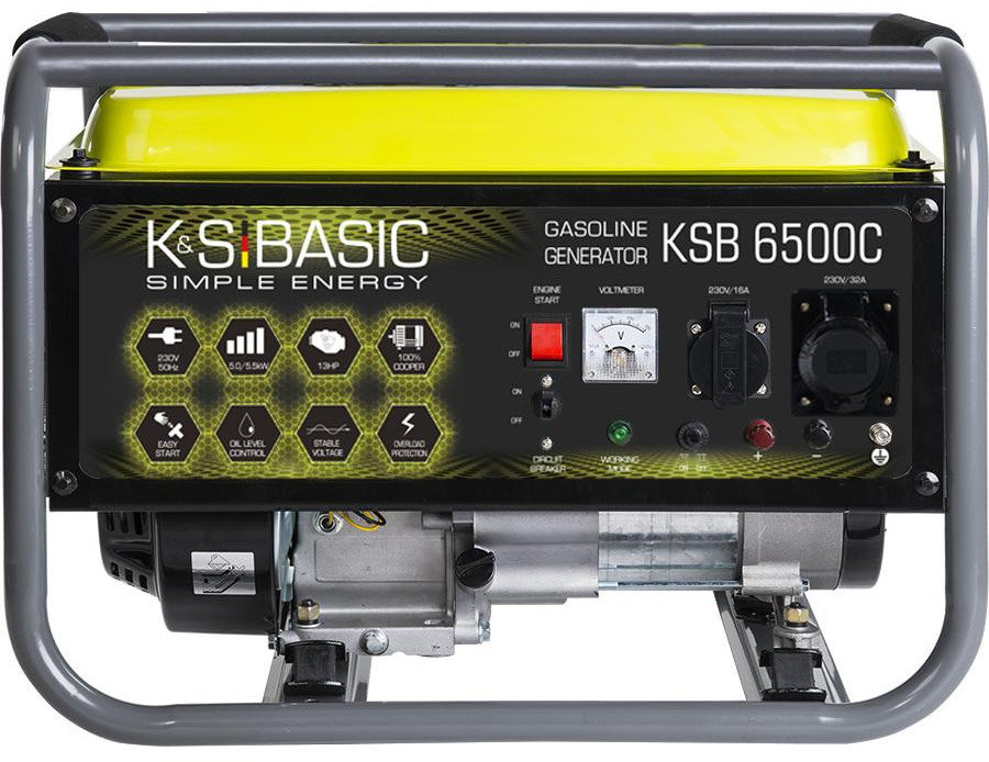 

Бензиновий генератор Konner & Sohnen Basic Ksb 6500C