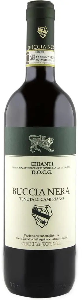 

Вино Buccia Nera Tenuta Di Campriano Chianti DOCG, красное сухое, 0.75л 13.5% (ALR15523)