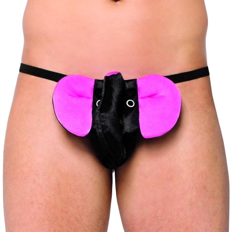 

Чоловічі труси SoftLine Thong 4445, S-L (black/pink)