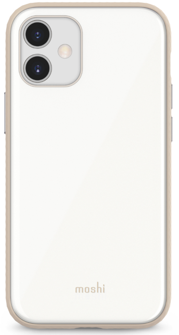 

Moshi iGlaze Slim Hardshell Case Pearl White (99MO113106) for iPhone 12 mini