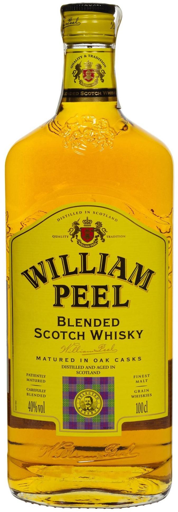 

Віскі William Peel Blended Scotch Whisky 40% 1 л (FSH_3107872000606)