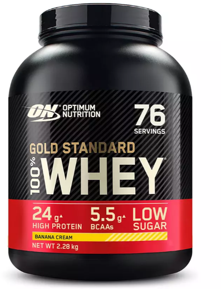 Акція на Optimum Nutrition Gold Standard 100% Whey 2280 g / 73 servings / Banana Cream від Stylus