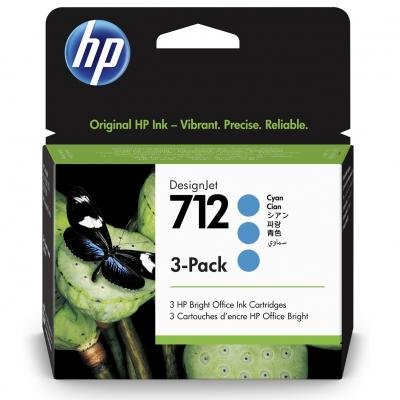 Акція на Hp Dj No.712 DesignJet Т230/Т630 3-Pack 29-ml Cyan (3ED77A) від Stylus