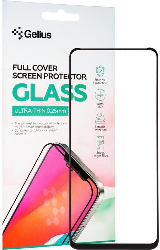 

Gelius Tempered Glass Full Cover Ultra Thin 0.25mm Black for Tecno Spark 20 / Spark 20C / Spark Go 2024 / Infinix Hot 40i