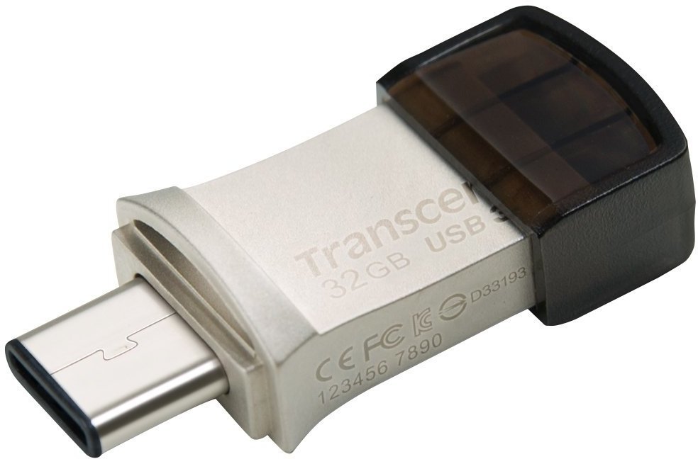 

Transcend 32GB JetFlash 890 Usb 3.1/Type-C Silver (TS32GJF890S)