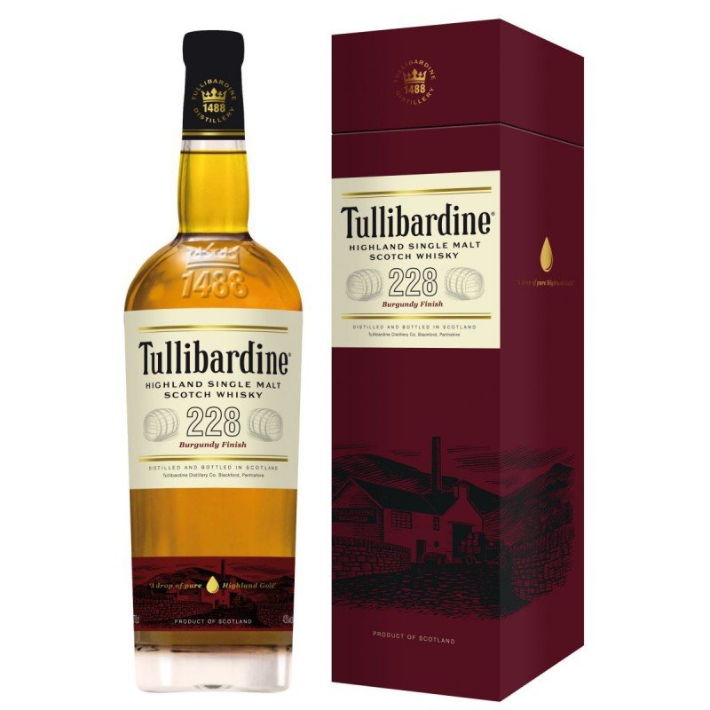 Акція на Виски Tullibardine Burgundy Finish 228, gift box (0,7 л) (BW12244) від Stylus