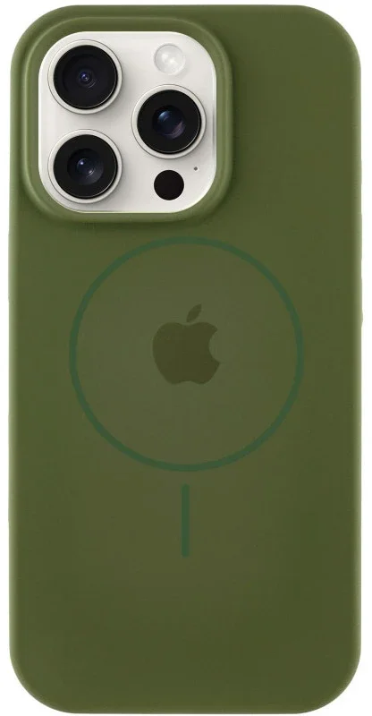 

Mobile Case Silicone Full Protective with MagSafe Cyprus Green for iPhone 15