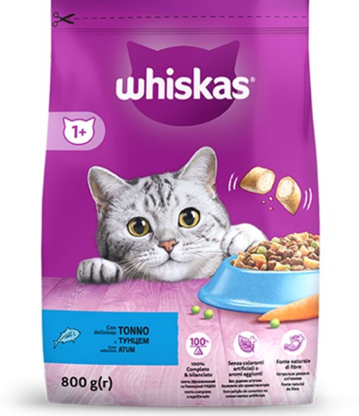 Акція на Сухой корм для кошек Whiskas с тунцом 800 г (5900951305269) від Stylus