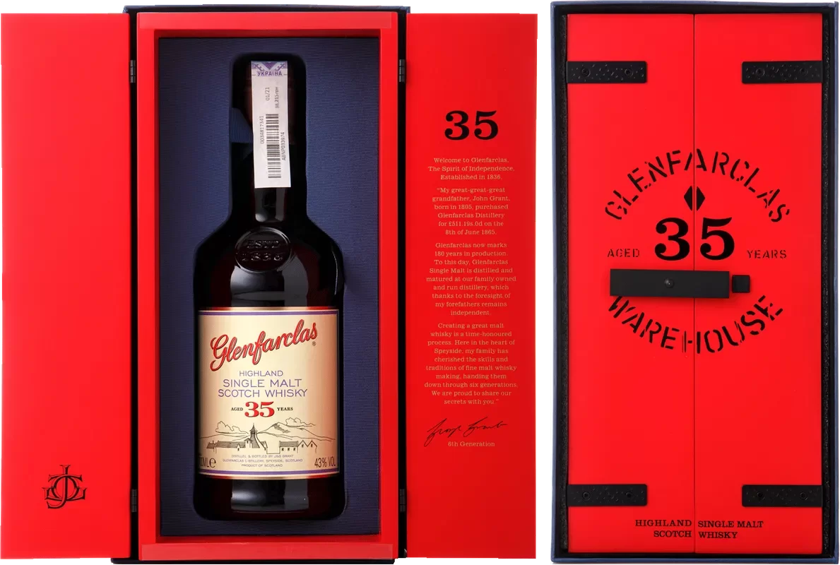 Акція на Виски Glenfarclas 35yo, gift box 0.7 л (BWQ6235) від Stylus