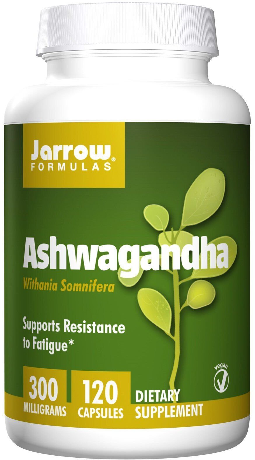 Акція на Jarrow Formulas Ashwagandha 300 mg 120 Veggie Caps Ашваганда від Stylus