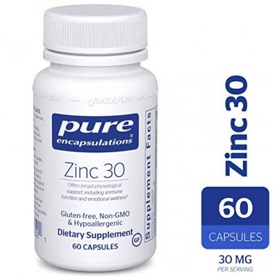 Акція на Pure Encapsulations Zinc 30 mg 60 caps Цинк (PE-00252) від Stylus