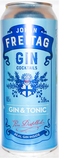 

Слабоалкогольний напій Johan Freitag Gin & Tonic 5% 0.5 л (PLK4750142005741)