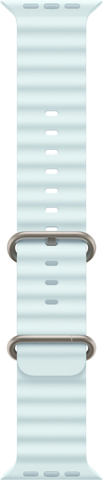 

Apple 49mm Ice Blue Ocean Band - Natural Titanium Finish (MXTF3ZM/A)