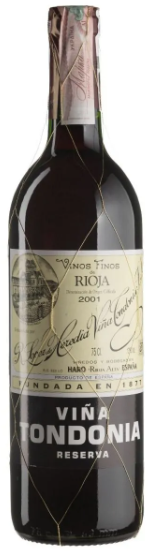 Акція на Вино Vina Tondonia Tinto Reserva 2001 красное сухое 13 % 0.75 л (BWT1316) від Stylus