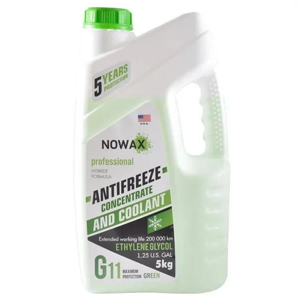 

Антифриз Nowax Green G11 концентрат (зеленый) 5kg