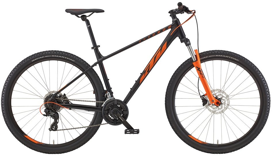 Акція на Велосипед Ktm Chicago 292 29" рама M/43, матовый черный (оранжевый), 2022 від Stylus