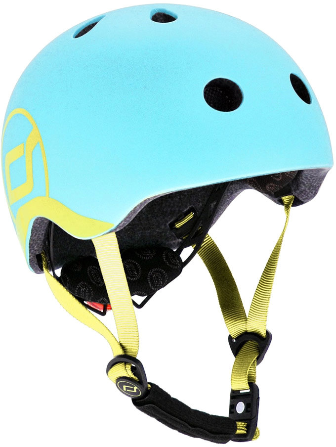 Акція на Шлем защитный детский Scoot&Ride голубика, с фонариком, 51-55см (S/M) (SR-190605-BLUEBERRY) від Stylus