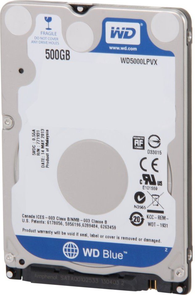 

Wd Scorpio Blue 500GB (WD5000LPVX) Rb