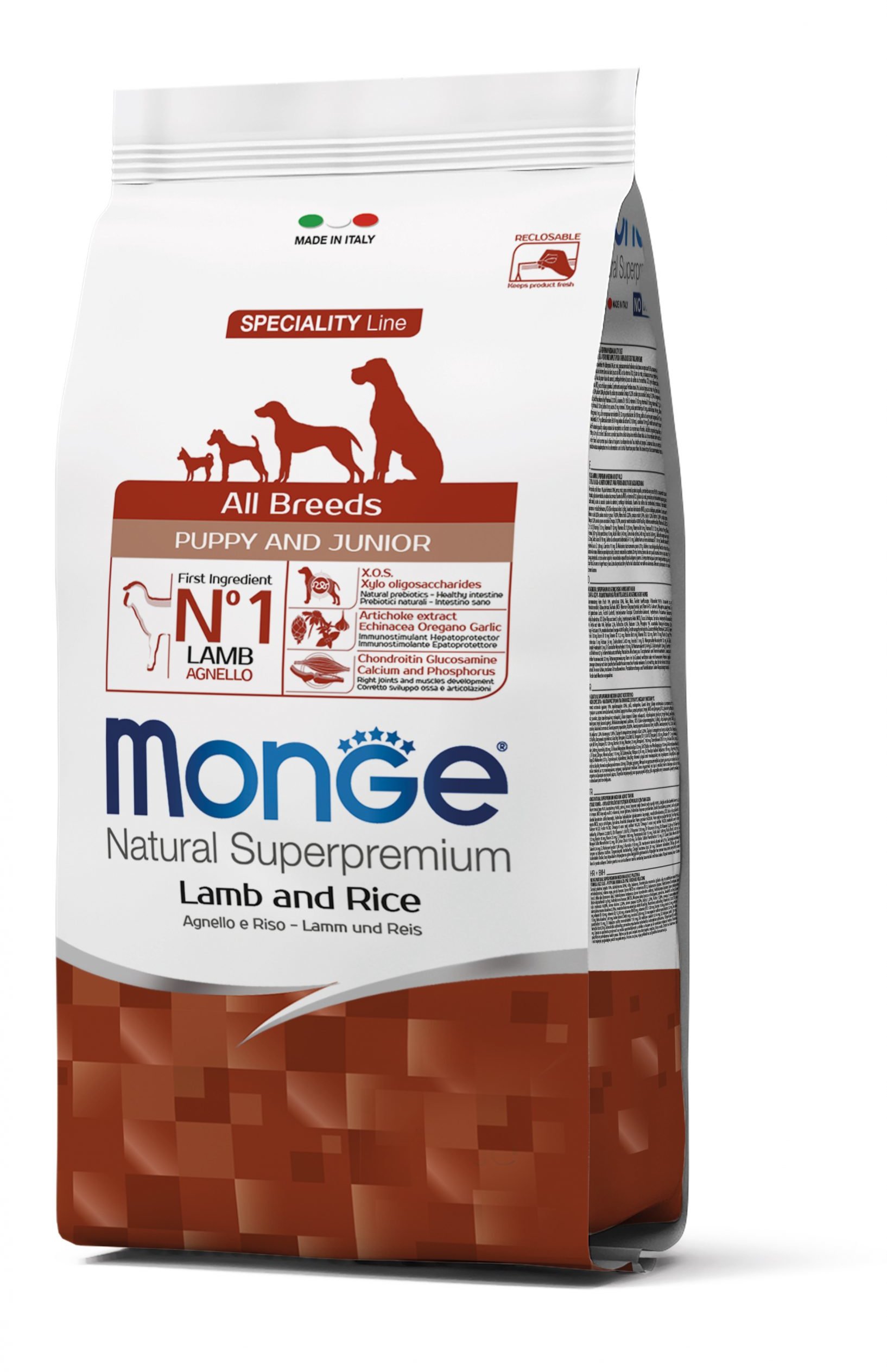 Акція на Сухой корм Monge Dog All breeds Puppy & Junior lamb & rice для щенков и молодых собак ягненок с рисом 2.5 кг (70011181) від Stylus
