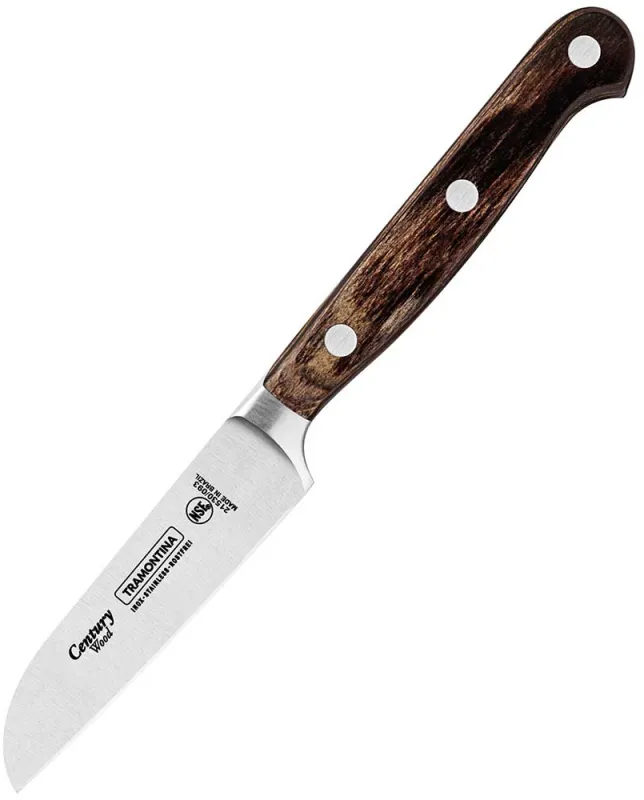 Акція на Нож Tramontina Century Wood для овощей 7.6 см (21530/193) від Stylus