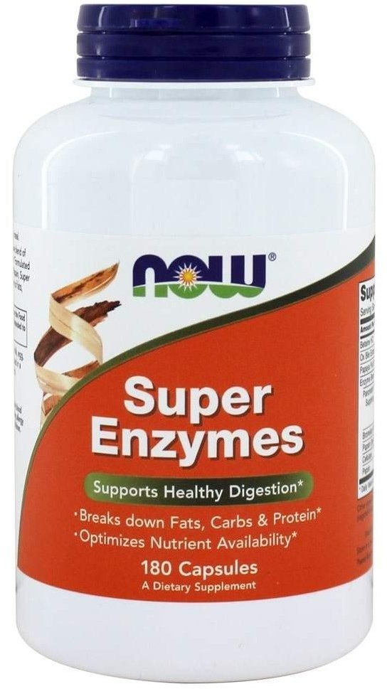 Акція на Now Foods Super Enzymes, 180 капсул від Stylus