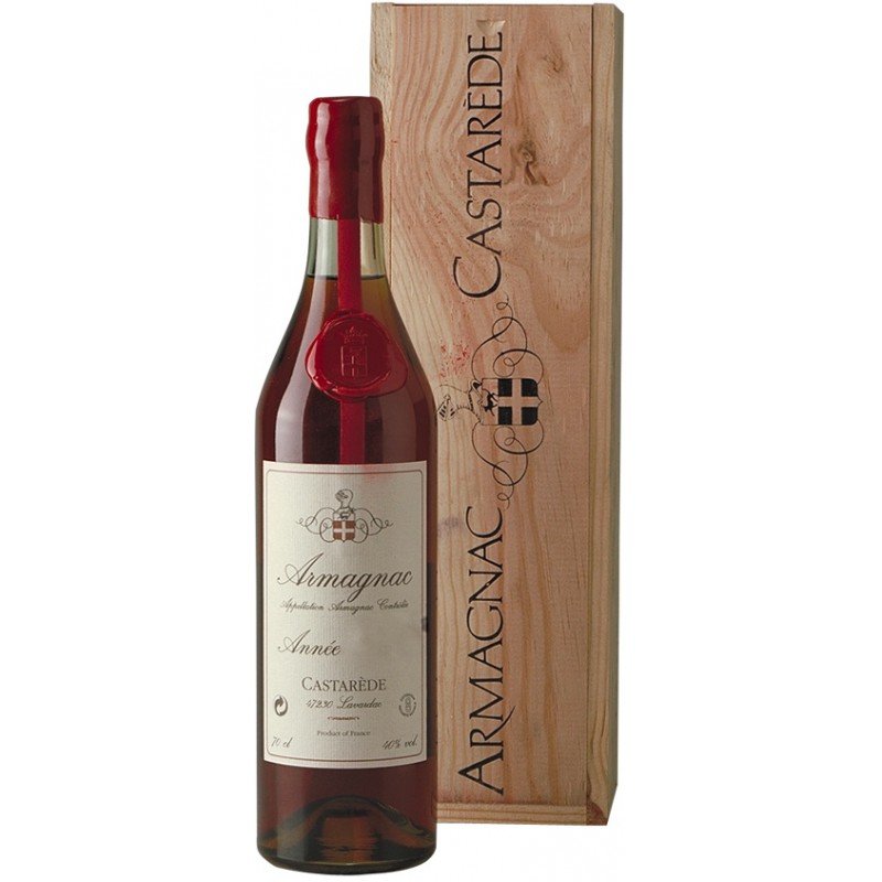 Акція на Коньяк Armagnac Castarede, wooden box, 1992 (0,7 л) (BW12148) від Stylus