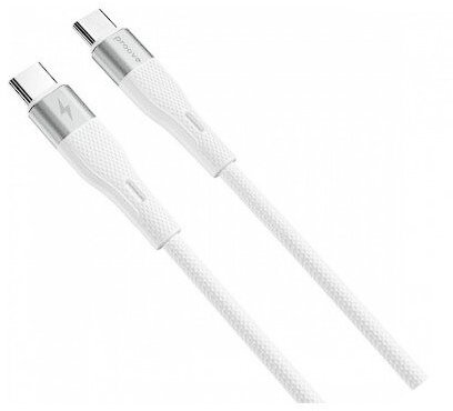 Акція на Proove Cable USB-C to USB-C Light Silicone 60W 1m White від Stylus